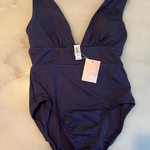 Brand new Navy Andie Mykonos swimsuit (small, long torso)